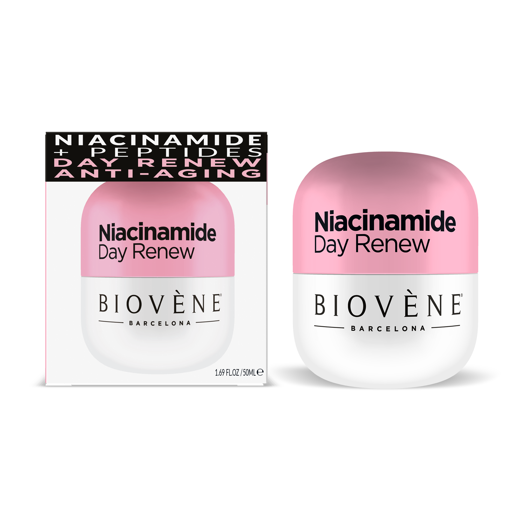 NIACINAMIDE DAY RENEW Revitalizing Moisturizer with Anti-Aging Peptides, Niacinamide &amp; Organic Raspberry